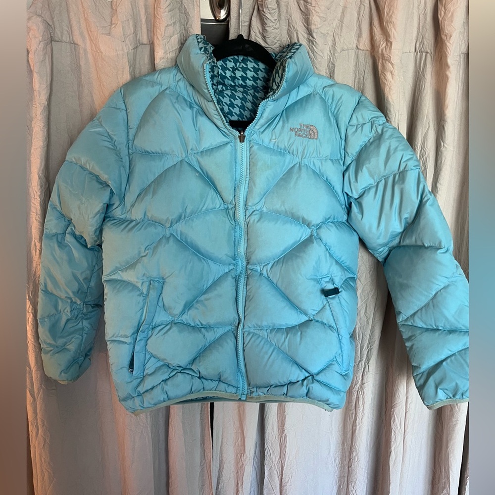 The North Face Sky Blue Quilted Jacket